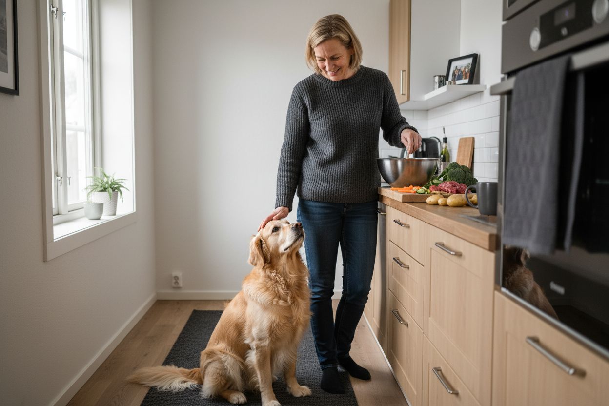 håndlaget hundemat hjemmelaget