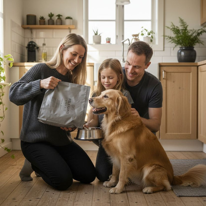 fullverdig hundemat familie
