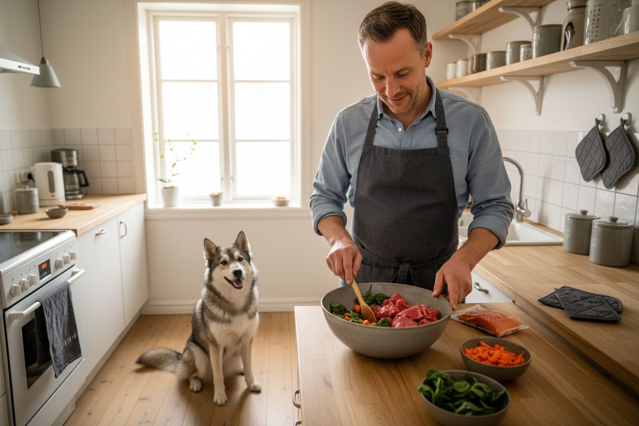 ferskfôr til hund kjøkken