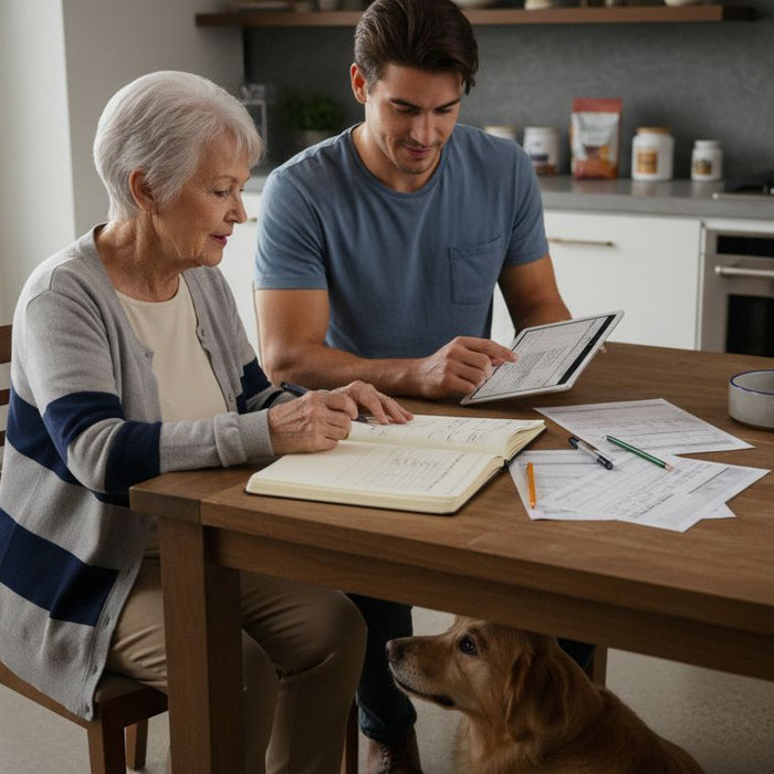 hund matdagbok kjøkken