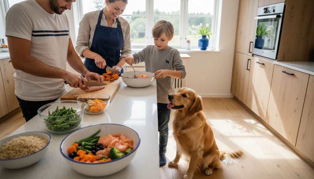 7 konkrete eksempler på naturlig hundemat for sunnere hund
