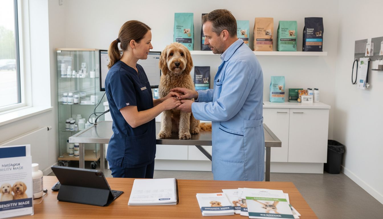 hund veterinær sensitiv mage