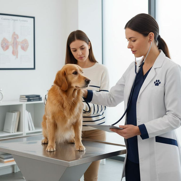 veterinær hund kontroll