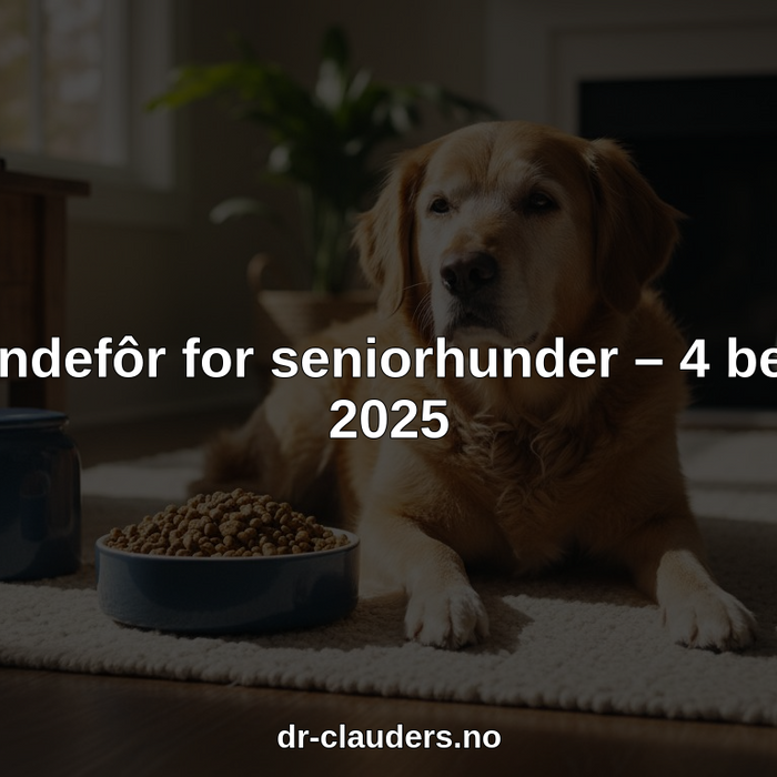 topp hundefôr for seniorhunder hero header image