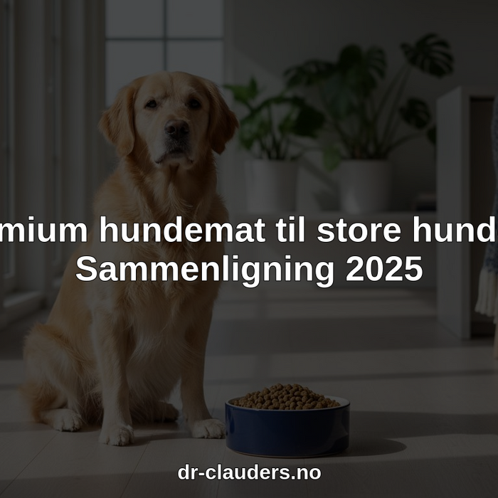 premium hundemat til store hunder hero header image