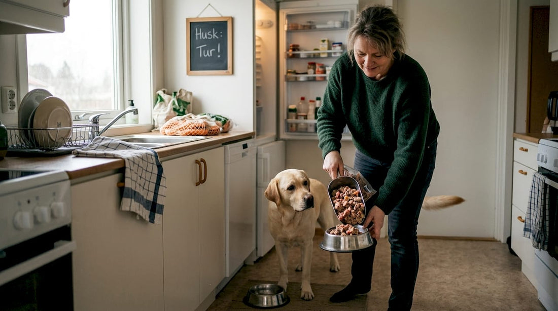 Lite bearbeidet fôr: bedre helse for hunden din