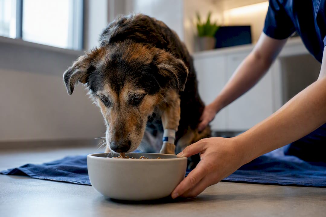 Ernæringsbehov hos hund med sykdom: fôring som støtter kroppen