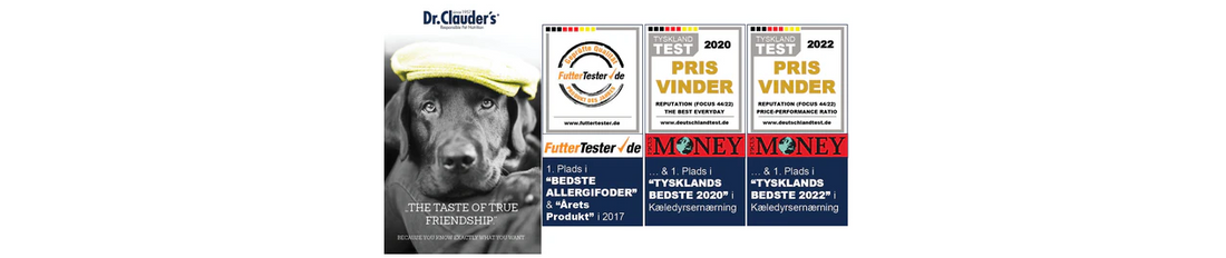 Hvorfor Dr.Clauder's Er Det Beste Hundefor ifølge Test i 2020, 2022 og 2023