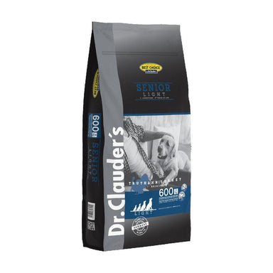 12,5kg Senior Hundefoder Light | Glutenfri | Dr.Clauder's Tørfoder