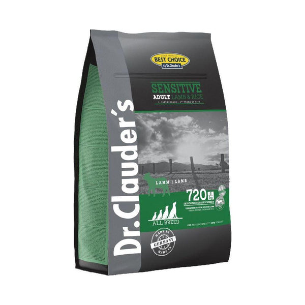 4kg Hundemad med Lam og Ris | Glutenfri Tørfoder fra Dr.Clauder's